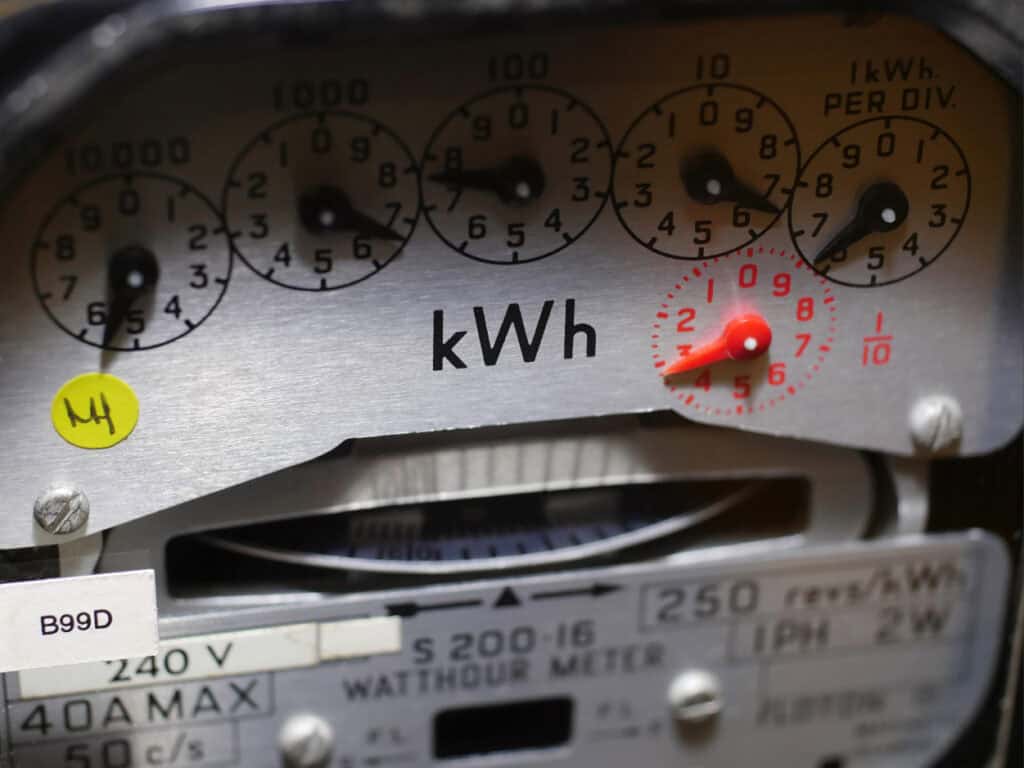 contador eléctrico antiguo